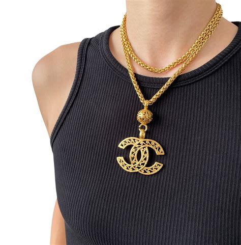 chanel word necklace|chanel necklace outlet.